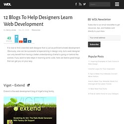 12 Blogs To Help Designers Learn Web Development