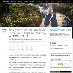 Design of the Facebook timeline