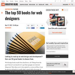 The top 50 books for web designers