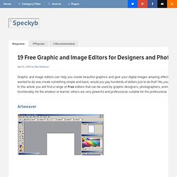 19 Amazing Free Graphic and Image Editors for Designers and Phot