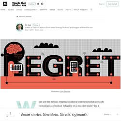 Designers Need the “Regret Test”