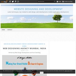 Web Designing Agency Mumbai, India