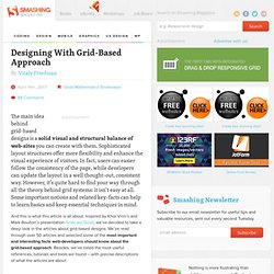 Designing With Grid-Based Approach - Smashing Magazine