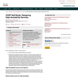 CCDP Self-Study: Designing High-Availability Services > High-Availability Features and Options