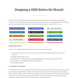 Designing a CSS3 Button Set - smcllns