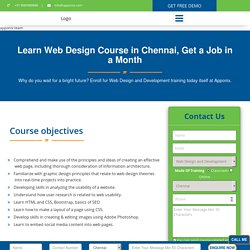 Web Designing Course in Chennai - 100% Job Guaranteed, Request Demo