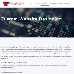 Custom Website Designing Services