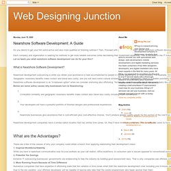 Web Designing Junction: Nearshore Software Development: A Guide