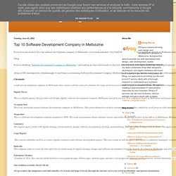 Web Designing Junction: Top 10 Software Development Company in Melbourne