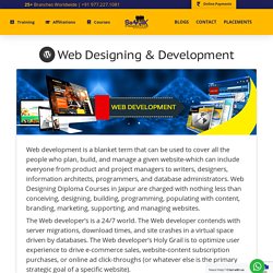 Web Designing Diploma Courses in Jaipur, India, Web Design Training