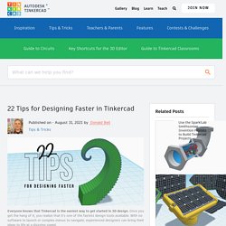 22 Tips for Designing Faster in Tinkercad
