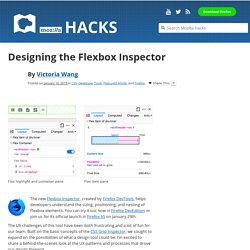 Designing the Flexbox Inspector
