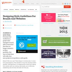 Designing Style Guidelines For Brands And Websites