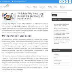 Which is the Best Logo Designing Company in Hyderabad – Visual Catalyst