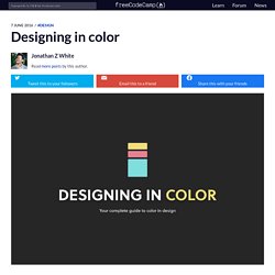 An Intro to Color Theory: How to combine colors and set the mood of your designs