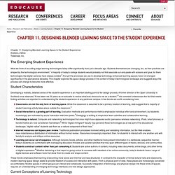 Chapter 11. Designing Blended Learning Space to the Student Experience