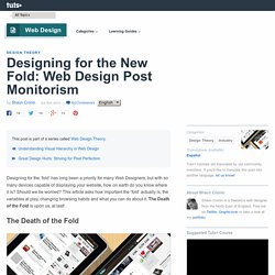 Designing for the New Fold: Web Design Post Monitorism
