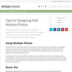 Tips for Designing With Multiple Photos