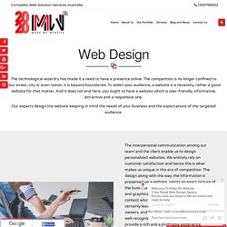 web designer Blacktown