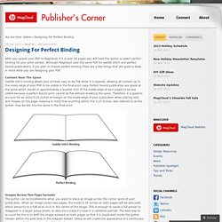 Designing For Perfect Binding