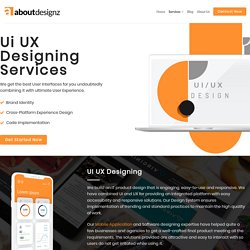 UI UX Designing Services - Mobile App Design Services