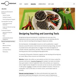 Designing Teaching and Learning Tools