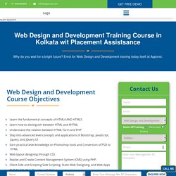 Web Designing Training in Kolkata - 100% Job Guaranteed, Request Demo