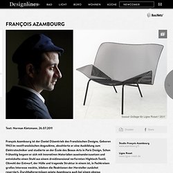 Designline Living - Im Gespräch: Interview mit François Azambourg