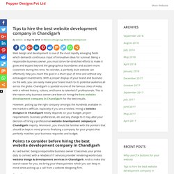 Hire Best Website Development Company in Chandigarh