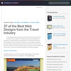 37 of the Best Web Designs from the Travel Industry