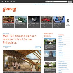 MAT-TER designs typhoon-resistant school for the Philippines