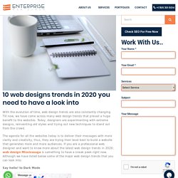 10 web designs trends in 2020 you need to have a look into