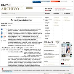 La desigualdad tóxica · ELPAÍS.com