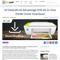 HP DeskJet Ink Advantage 2135 All-in-One Printer Driver Download