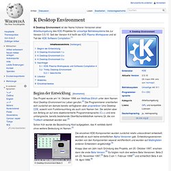 K Desktop Environment