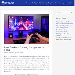 Best Desktop Gaming Computers in 2020