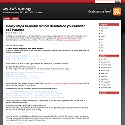 4 easy steps to enable remote desktop on your ubuntu ec2 instance