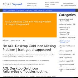 Fix AOL Desktop Gold Icon Missing Problems