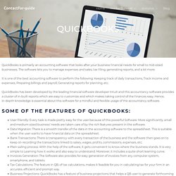 QB Online, QB for Mac, QB Desktop Products - Contactfor Guide