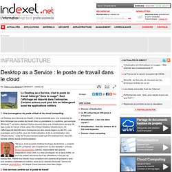 Desktop as a Service : le poste de travail dans le cloud
