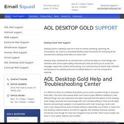 Aol Gold Help & Troubleshooting Center