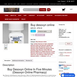 Best Pharmacy for Discounted Desoxyn