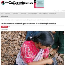 Desplazamiento forzado en Chiapas: los impactos de la violencia y la impunidad