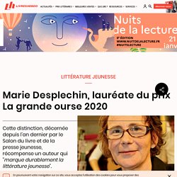 Marie Desplechin, lauréate du prix La grande ourse 2020...