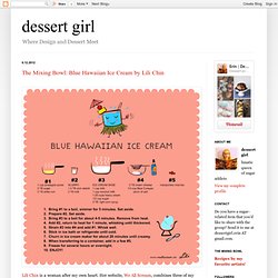 The Mixing Bowl: Blue Hawaiian Ice Cream by Lili Chin