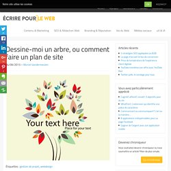 Dessine-moi un arbre, ou comment faire un plan de site