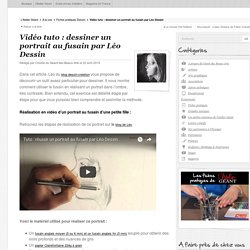 Vidéo tuto : dessiner un portrait au fusain - l'Atelier Géant