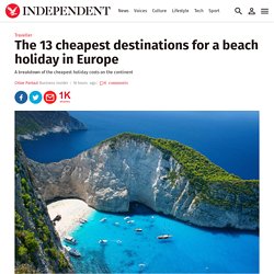 The 13 cheapest destinations for a beach holiday in Europe