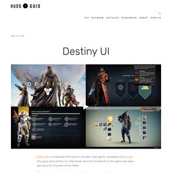Destiny UI — HUDS+GUIS