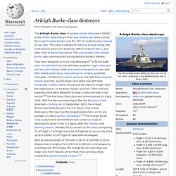 Arleigh Burke-class destroyer